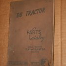 Caterpellar D8 Tractor Parts Catalog  Ser.lNo.13A1-113A3703 Inclusive