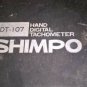 Shimpo DT-107 Digital Tachometer Handheld
