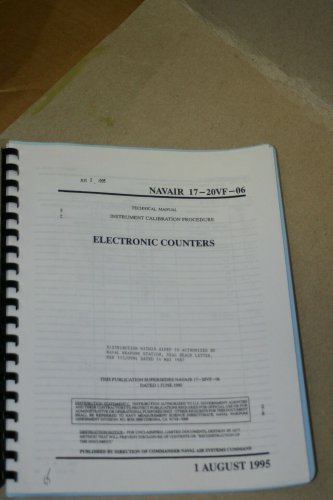 NAVAIR 17-20VF-06 Electronic Counters Calibration  Instructions Manual