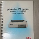 NEC Pinwriter P5 Series Models P560/P565 Users Guide