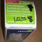 Leviton White TAMPER RESISTANT Wall Toggle Light Switch Outlet 15A T5225