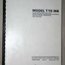 NT TTS-26B  Pulse Signaling Test Set Install, Oper & Service Manual TTS26B
