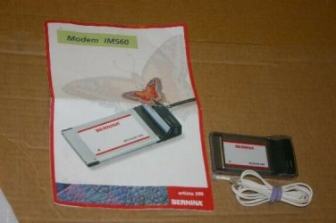 Bernina IM560 56K Modem PC Card for Artista 200 Sewing Machines PCMCIA myartista
