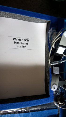Welder TCD Viasys X2p006 Headframe Bilateral Fixation Headband with Case