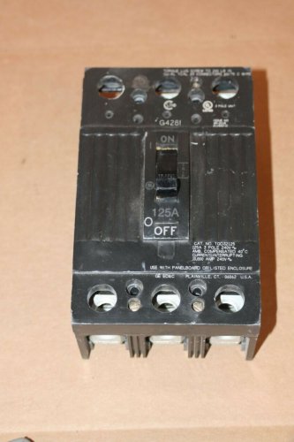 General Electric GE TQD32125 Circuit Breaker 3 Pole 125 Amp 240VAC