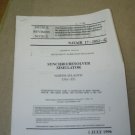 North Atlantic 5310-F21 Simulaltor Calibration Procedure Technical Manual