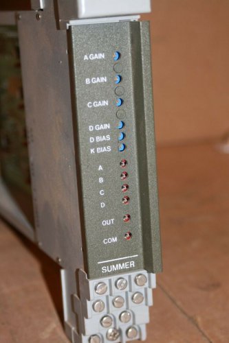 Schneider Electric Invensys Foxboro 2AX SUM SUMMER BOARD SPEC 2000