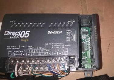 AutomationDirect D0-05DR DirectLogic PLC 120-240VAC pwr 8 DC in 6 relay out Koyo