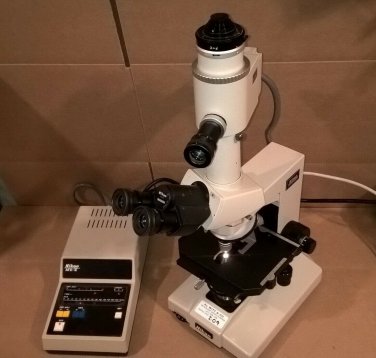 Nikon Labophot Binocular Microscope 4 Objectives+2 CFW10x & AFX-II Camera