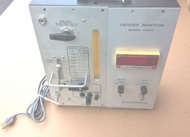 PCS/ Research Inc Model 64803 Oxygen Monitor Rotameter 0-1999 ppm RI
