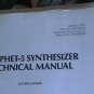 Sequential Circuits Prophet 600 Syntesizer Technical repair manual CM600A