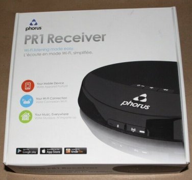 NEW Phorus PR1 Receiver with Multi-Room Wireless Audio Streaming