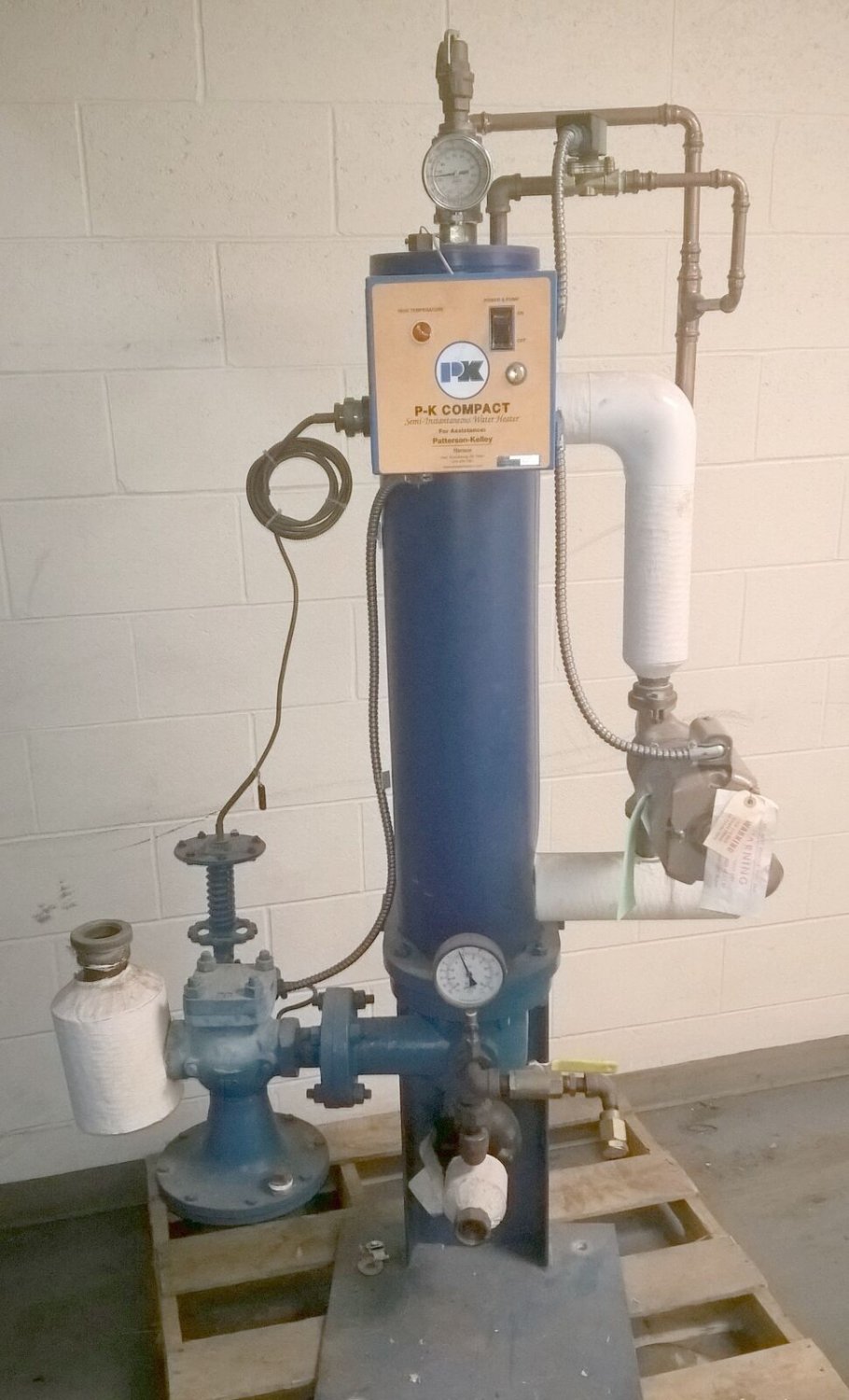Patterson Kelley Harsco P-K Compact Vertical Instant Steam Hot Water Heater  PK06