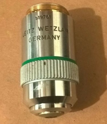 Leitz Wetzlar 25X Objective, EF 25/0.50 160/0.17 Microscope Lens laborlux Mikros