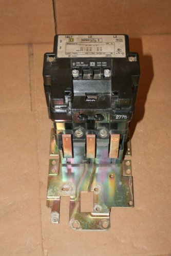 Square D 8536SEO1S A Reversing Motor Starter Contactor Nema 3 8536 SEO1 480Vcoil