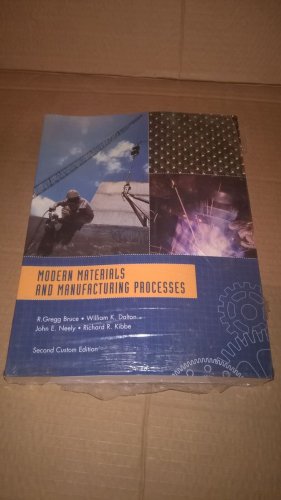 NEW Modern Material and Manufacturing Processes~ Second Custom Edition Paperback