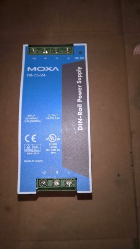 MOXA DR-75-24 DIN Rail Mountable Power Supply 24VDC/3.2A