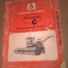 Allis Chalmers Tractor Gleaner G Self Propelled Combine Operator's Manual TM-511