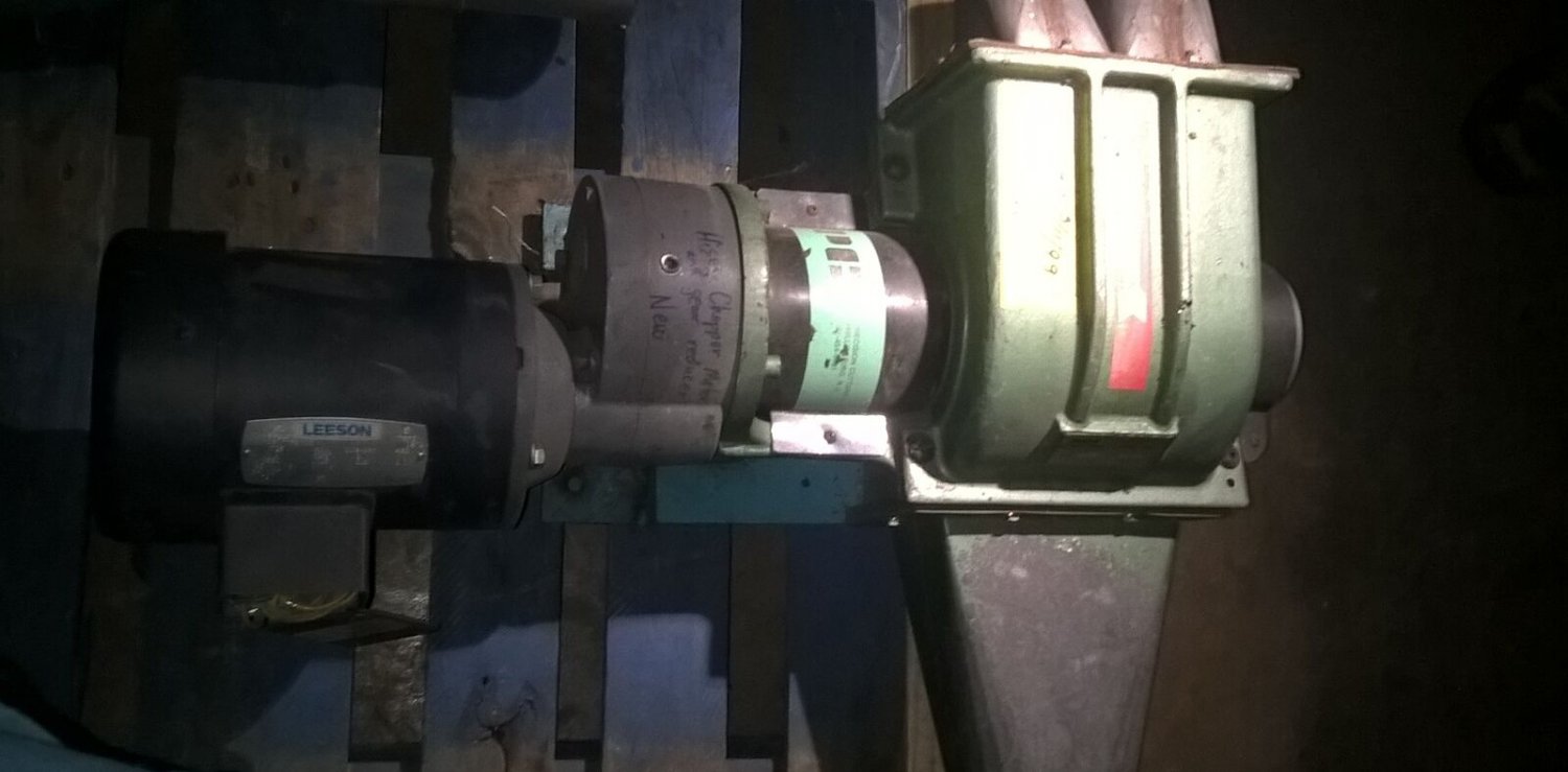 PRECISION CUTTERS PCI MODEL 78FP TRIM BLOWER Rotor 2knives Chopper 1/2