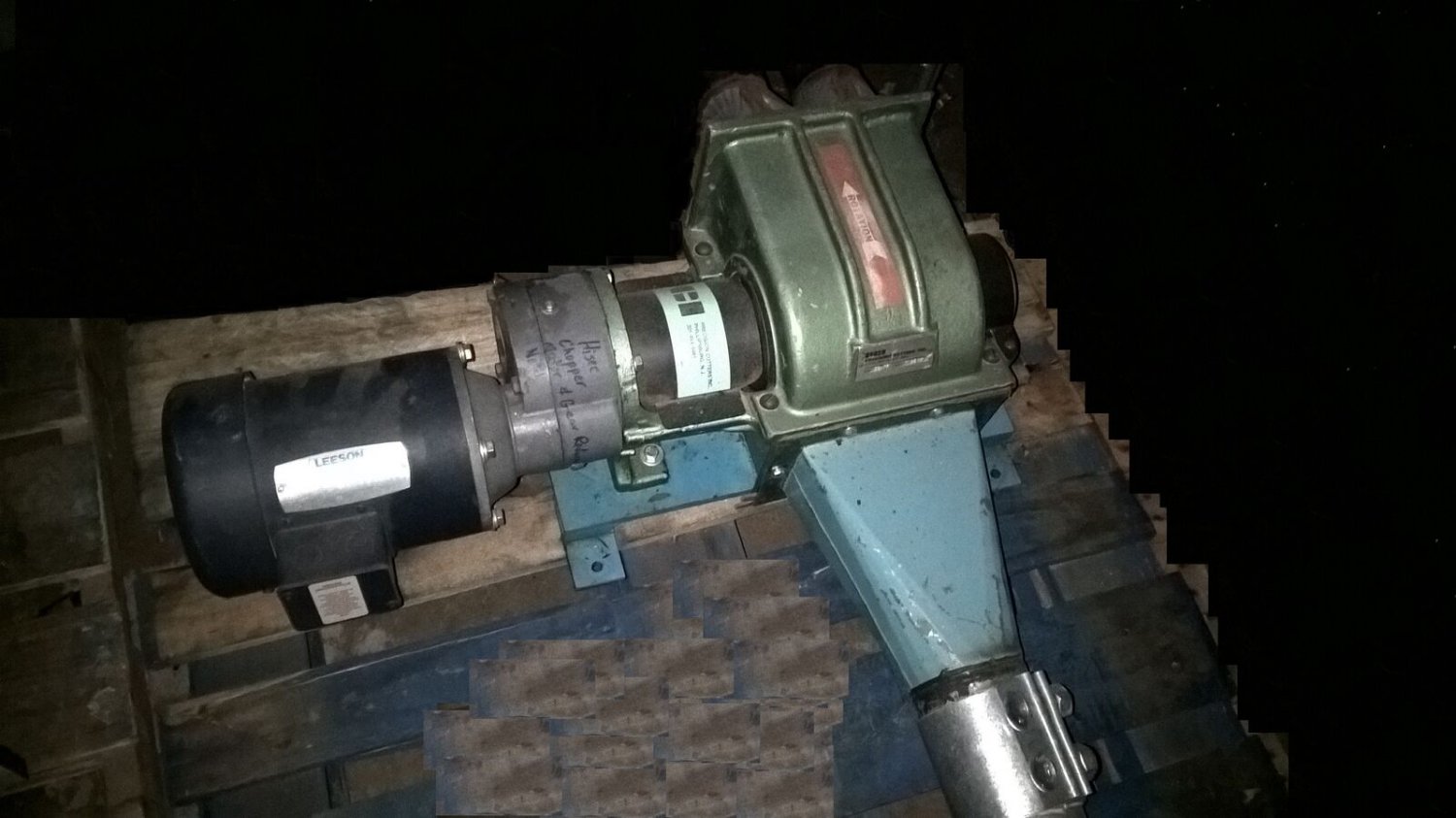 PRECISION CUTTERS PCI MODEL 78FP TRIM BLOWER Rotor 2knives Chopper 1/2