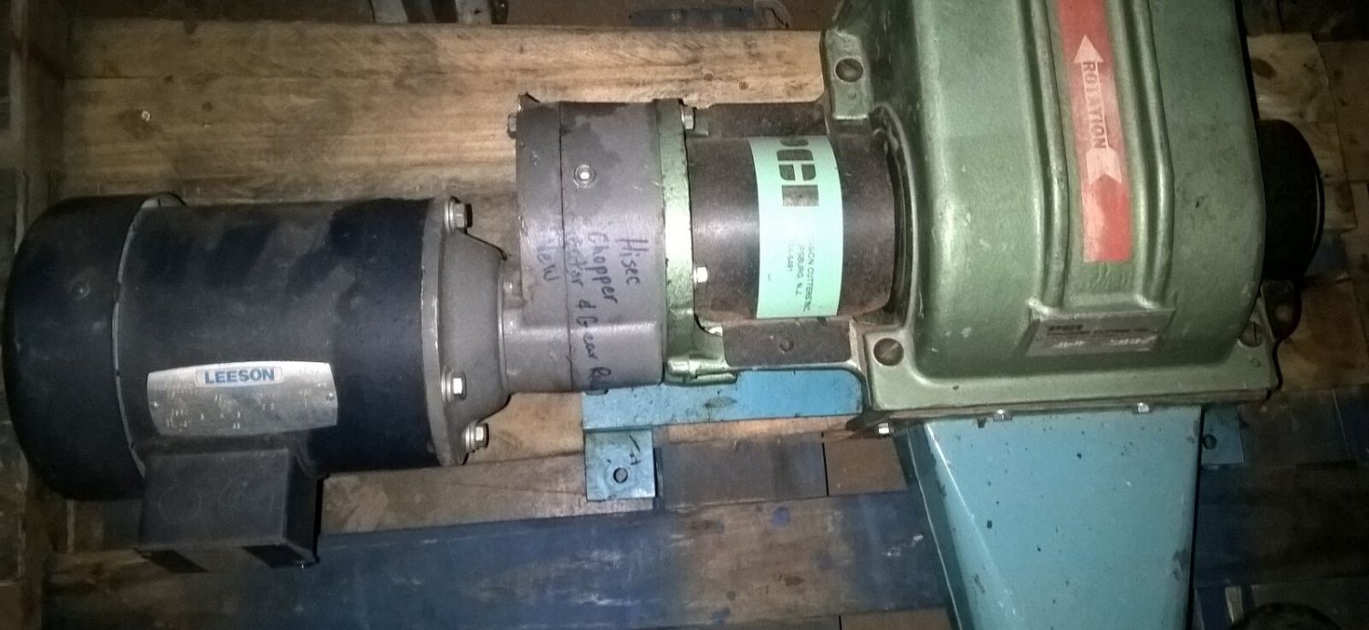 PRECISION CUTTERS PCI MODEL 78FP TRIM BLOWER Rotor 2knives Chopper 1/2