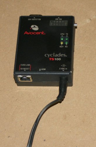 Avocent Cyclades TS100 Terminal Server with POWER SUPPLY 520-227-502