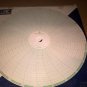 Graphic Controls 12" (101mm) Circular Chart Paper 24-Hour 1-day 0-10 100-Pack