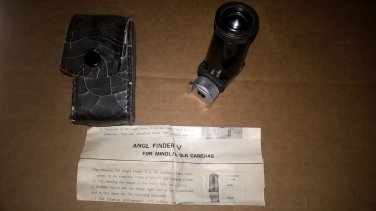 Minolta SLR Angle View Finder V with case + manual good condition