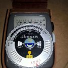 Gossen Lunasix ASA Light Meter incident +case&strap Belichtungsmesser