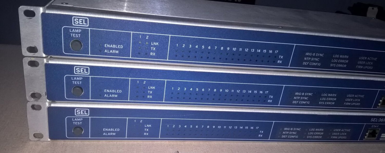 Schweitzer Engineering Labs SEL-3610 17-Port Serial Ethernet Server ...
