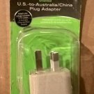 ENERCELL Grounded U.S -to- Australian/China Plug Adapter 2730181, L@@K