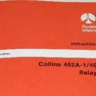 Rockwell Collins 462A-1/462B-1 Relay unit instruction manual