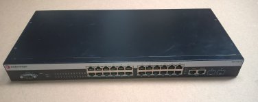 Enterasys Fiber Ethernet Switch SecureStack A2H124-24-RH 24 Ports Rev 5D+Power