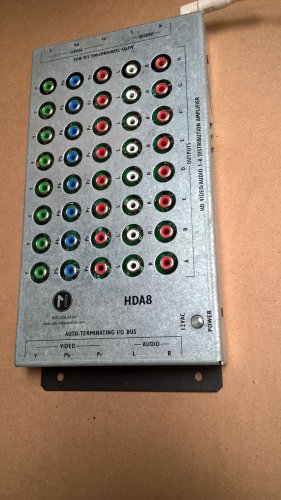 MTI HDA8 HDTV Video/Audio Output Distribution Amplifier W/ power adapter