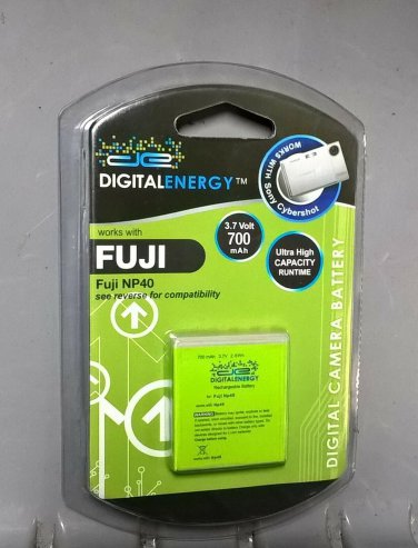 New Digital Energy 230-1661 3.7Volt 700mAh Li-ion Battery for Fujifilm NP40