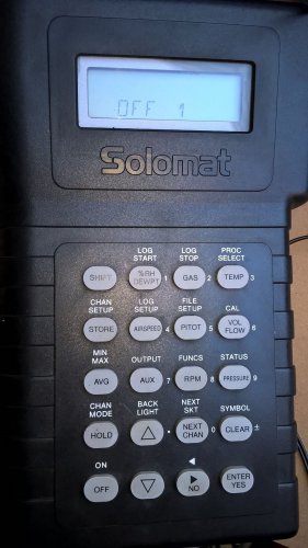 Solomat MPM 4100 CO CO2 CH1 Envionmental Monitoring system With probes and Case