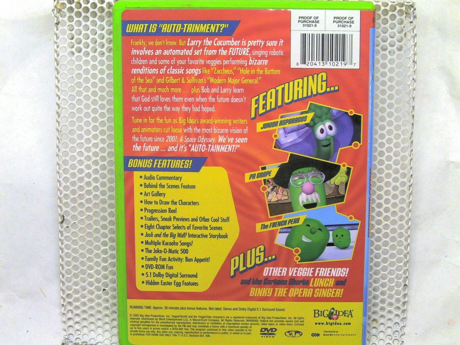 Veggietales The Wonderful World Of Auto-tainment