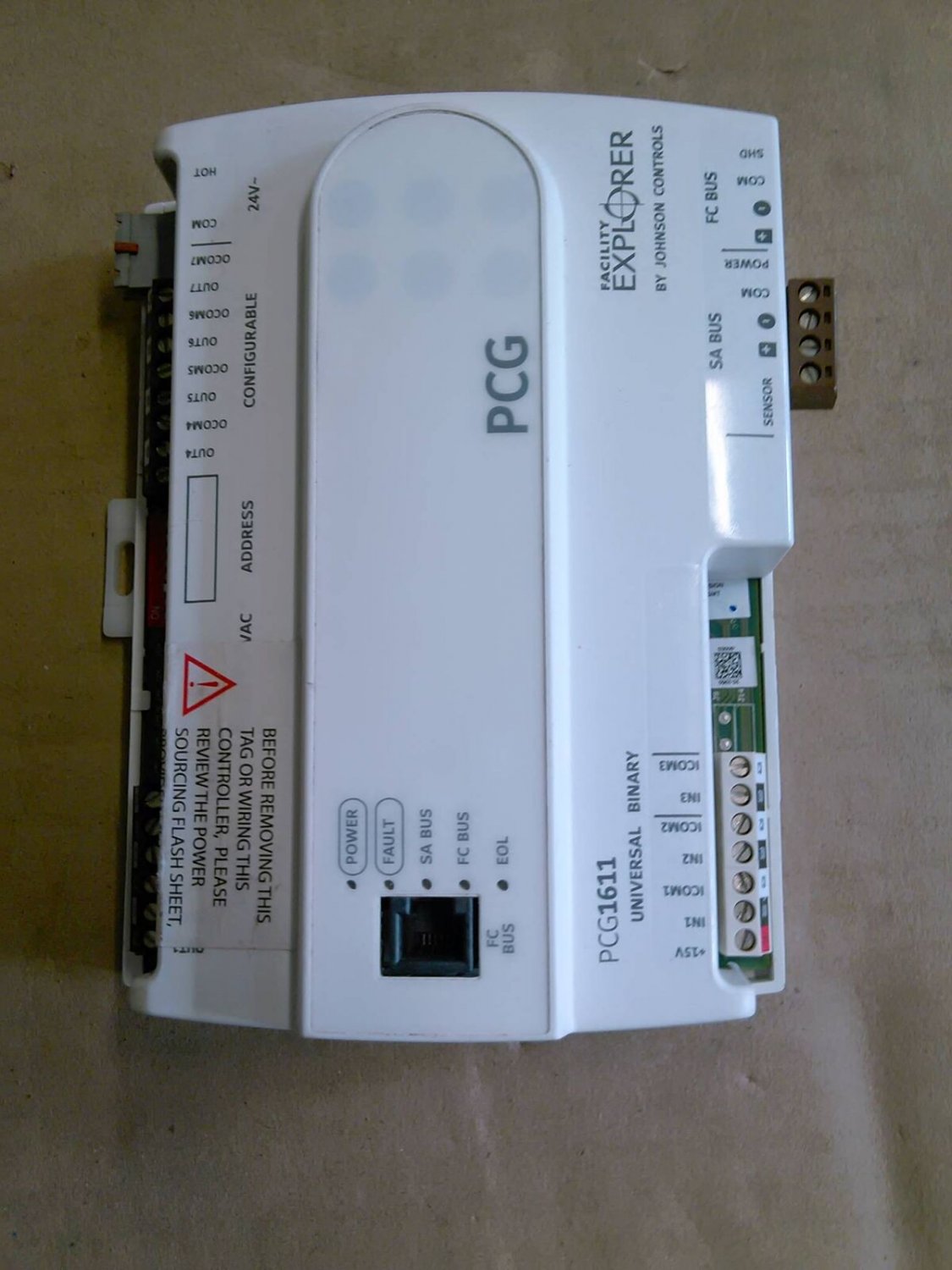 Johnson Controls FXPCG16111 0Point General Purpose Programmable