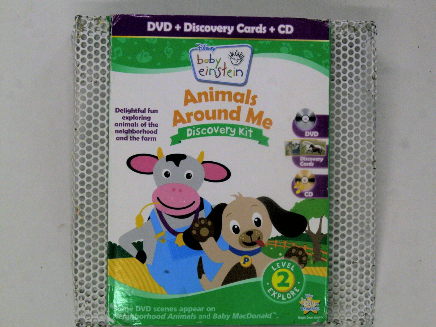 Baby Einstein: Animals Around Me Discovery Kit [DVD] CD Discovery Cards