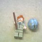 Lego Professor Remus Lupin Minifigure Dark Tan Suit hp130 Harry Potter Wand