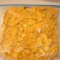 15oz Bulk Yellow Lego bricks, plates, curves and slopes .etc