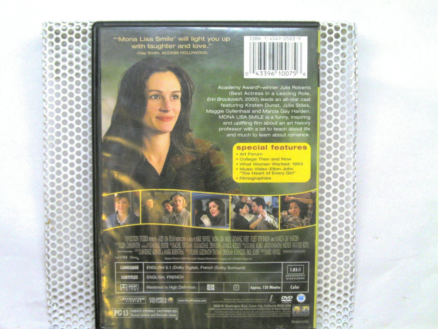 Mona lisa smile dvd 