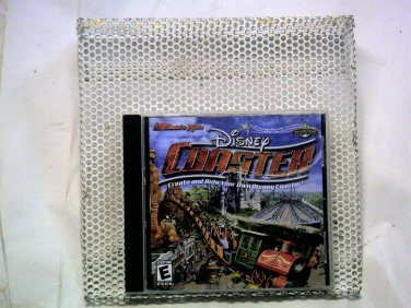 Disney Coaster Ultimate Ride [2001] [CD][PC] Windows 98 Create And Ride Your Own