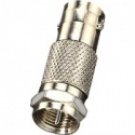BNC To F Connector Adapter - 25-Pack