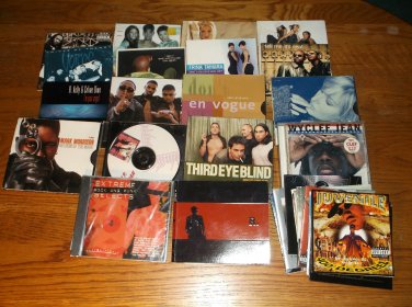 CDs Collection Wyclef Jean Aaliyah Mark Morrison En Vogue Blaque 18 Rap Hip Hop