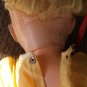 Doll Used 20 inch Dressed Jointed Plastic Body Unknown Maker 1950s Vintage