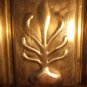 Antique Silver Tray Ornate Trim Heavy Copper with Silver Plate 20 x 16 Vintage