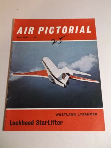 Lockheed Starlifter Air Pictorial Magazine Brochure Vintage April 1967