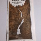 Seven Falls & South Cheyenna Canyon Souvenir Travel Brochure 1927