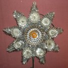 Christmas  Ornament Snowflake Plastic Lighted Vintage